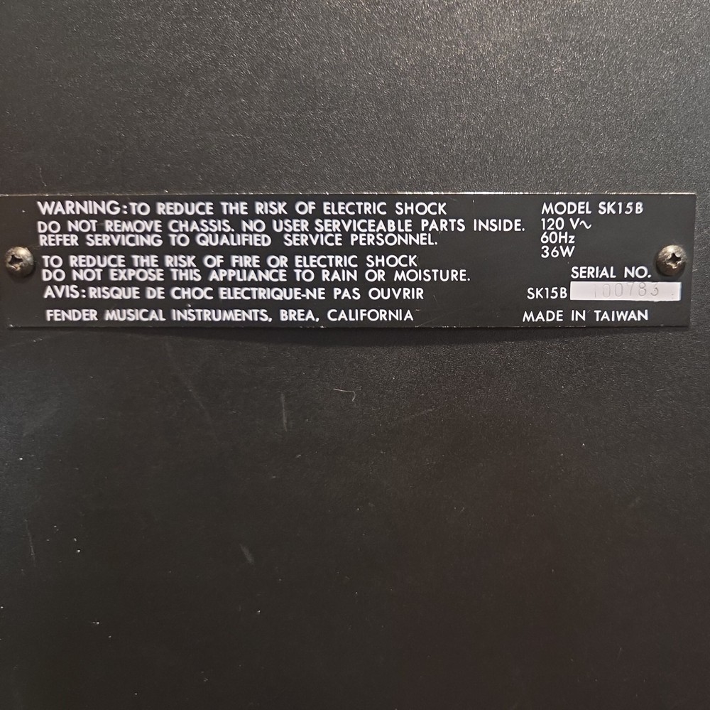 Fender Sidekick 15B Bass Amplifier