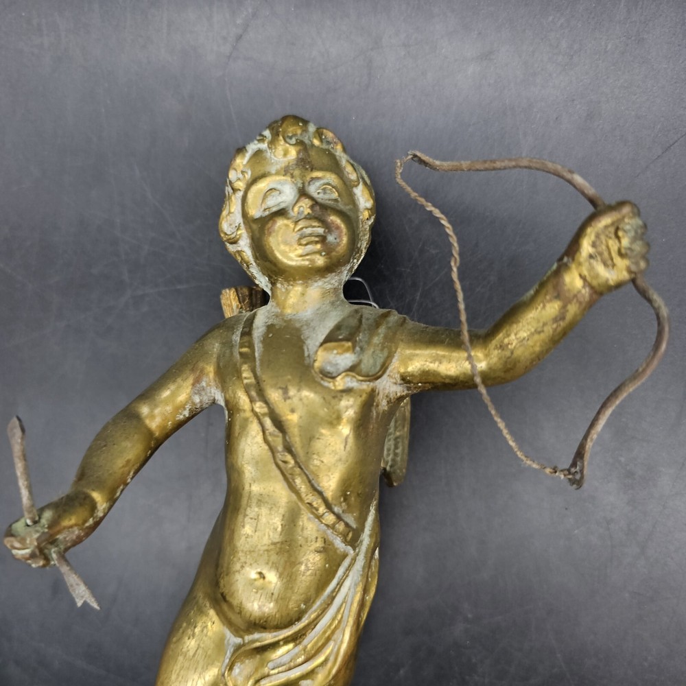 Solid Brass Cupid Architectural Salvage 7"