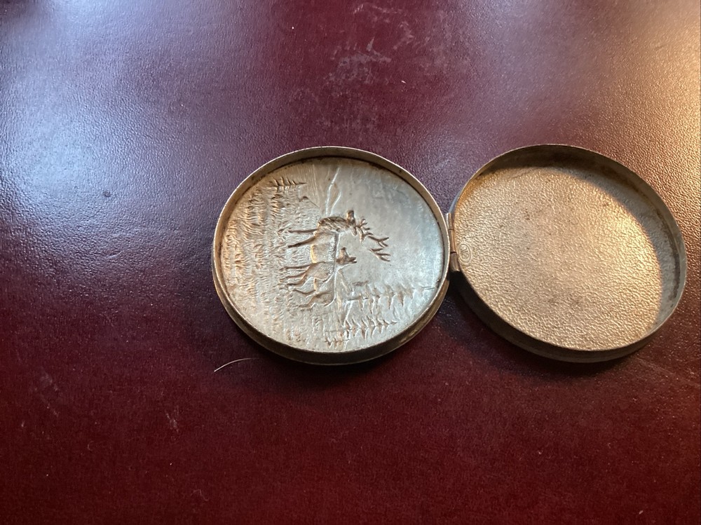 Vintage Powder Container Or Pill Box