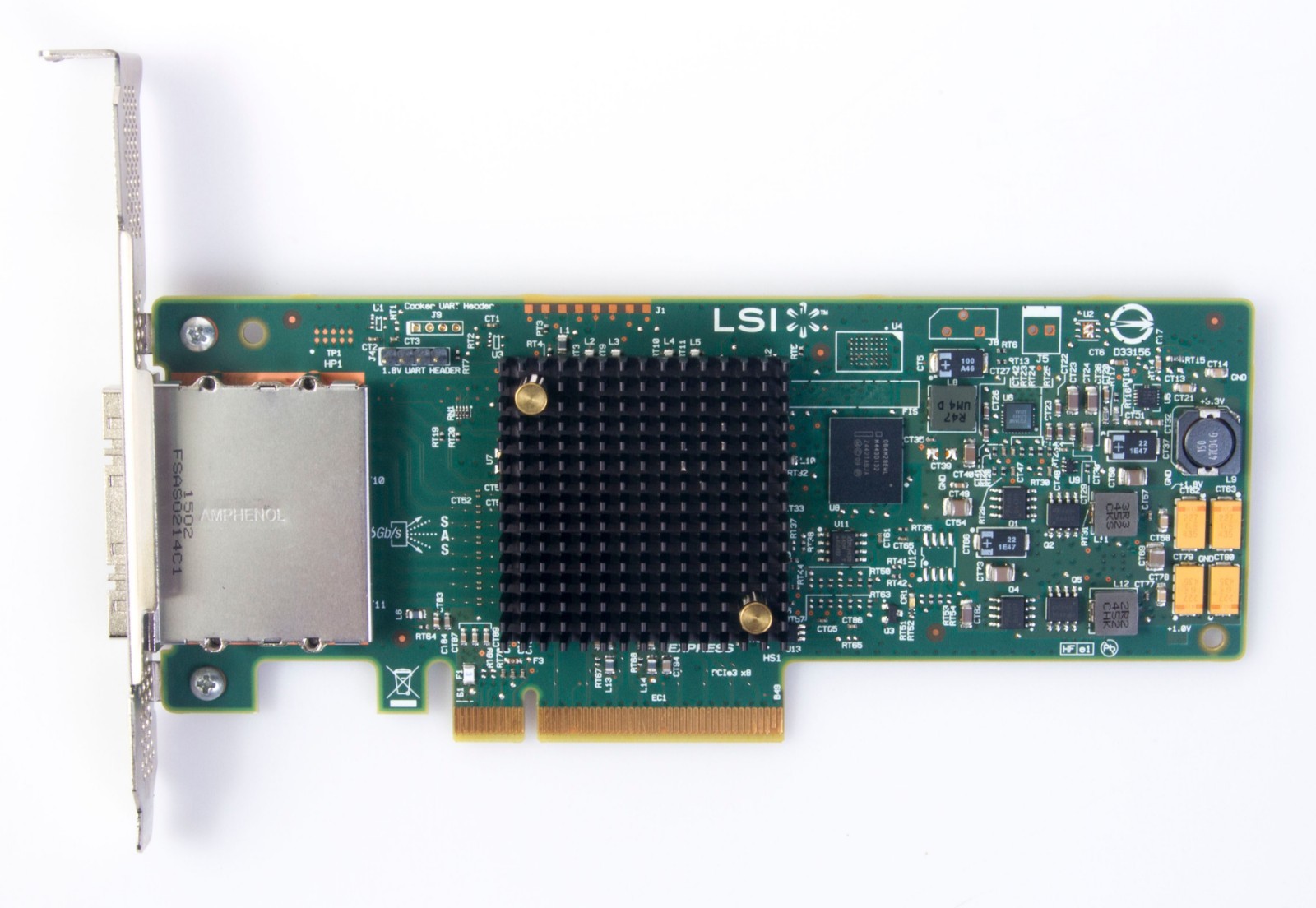 LSI SAS9207-8e 8-Port External HBA PCIe P20 IT Mode for ZFS TrueNAS UnRAID 4Kn