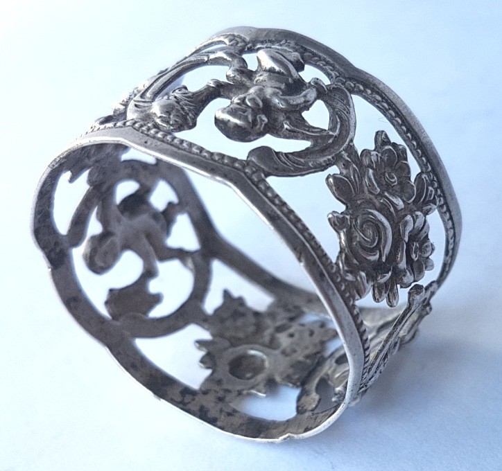 Napkin Ring ALBO Silver about 1950 AL704