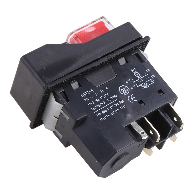Electromagnetic Button Machine Tool Accessories IP55 Waterproof