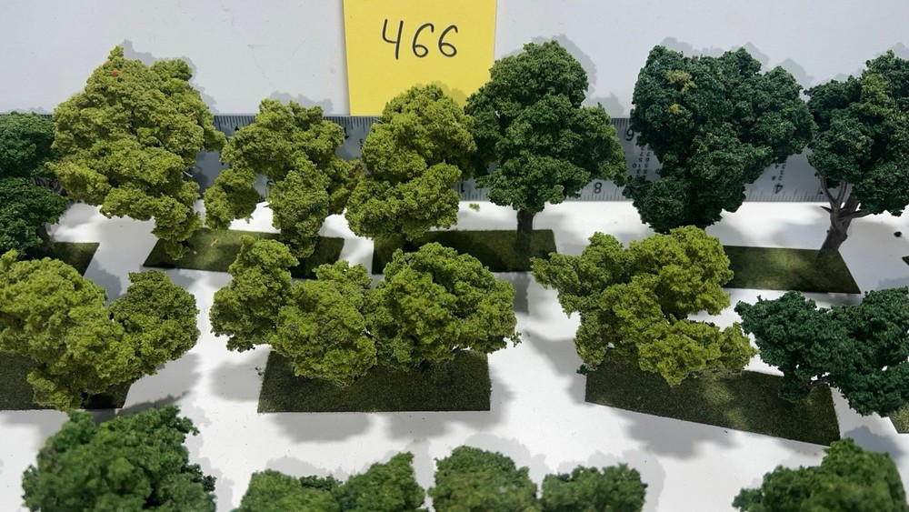 Handmade Model Trees 🌳 Diorama Scenery with Bases Lot 6