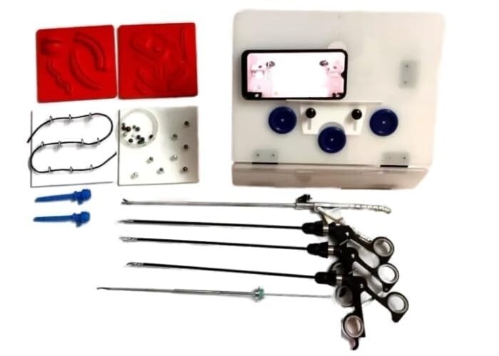 laparoscopic simulator endotrainer foldable box endo trainer training instrument