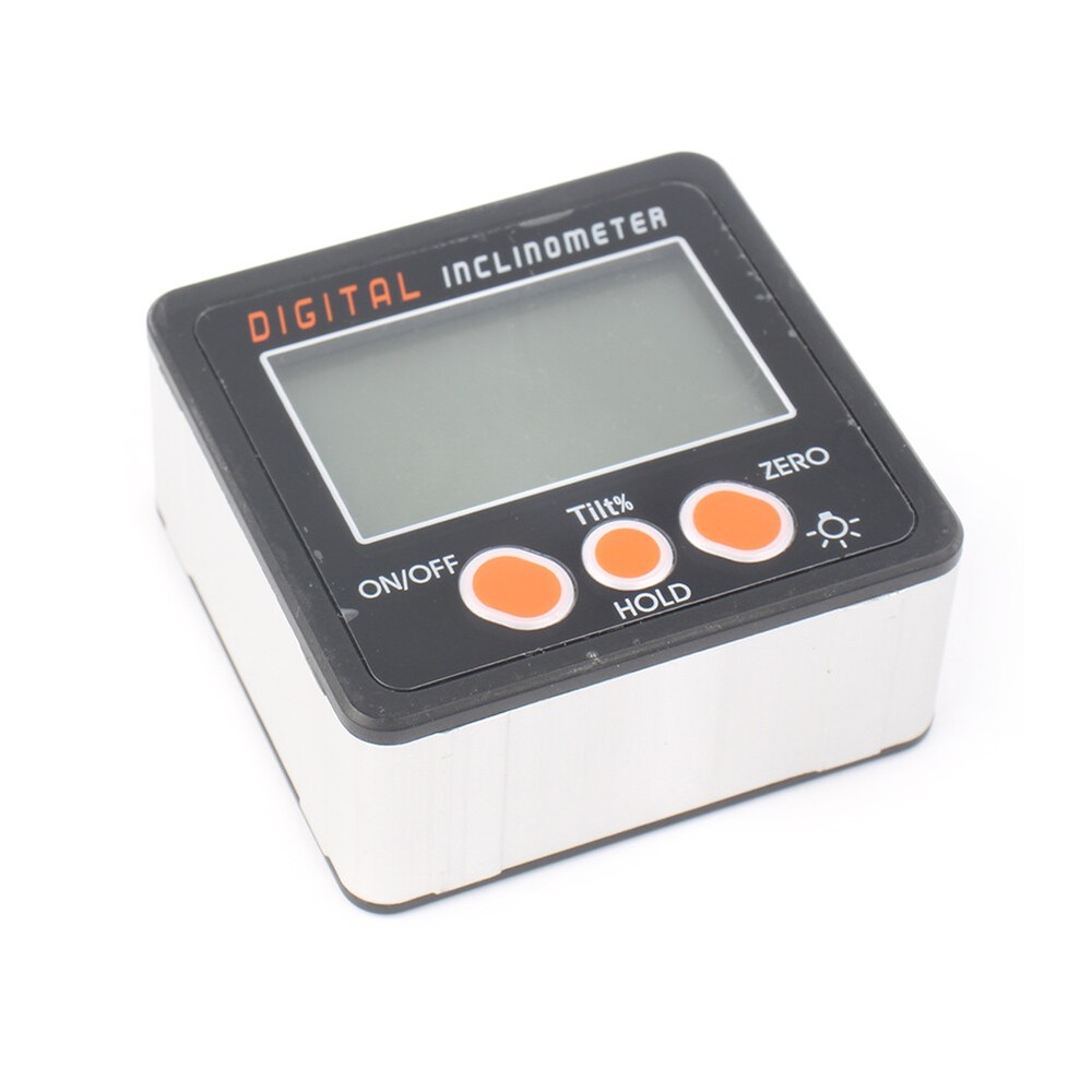 4*90° Digital Inclinometer Angle Finder Measuring Level Box LCD Display Plastic