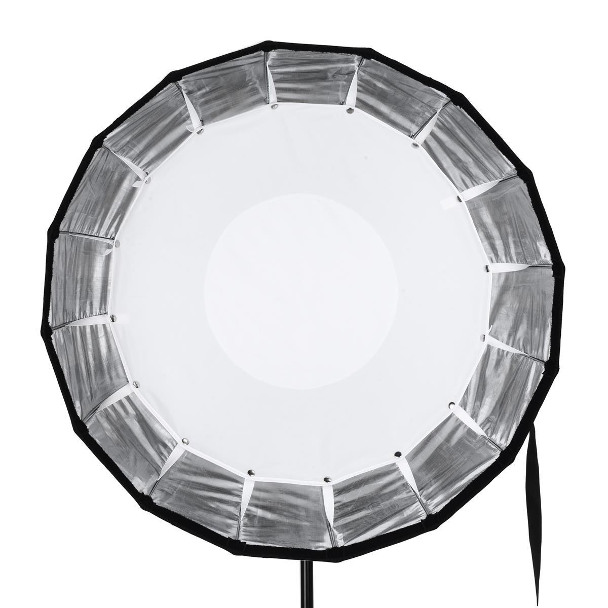 Glow EZ Lock Collapsible Silver Beauty Dish (25") #EZ-BD-25S