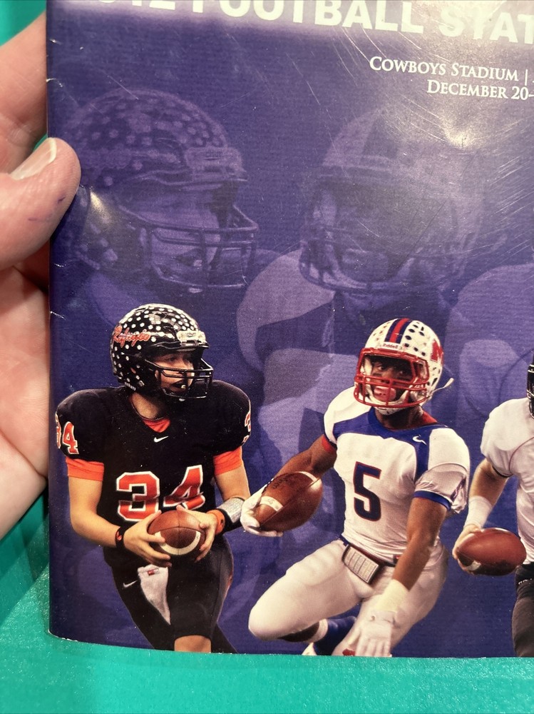 2012 TEXAS FOOTBALL STATE CHAMPIONSHIP GAMES PROGRAM