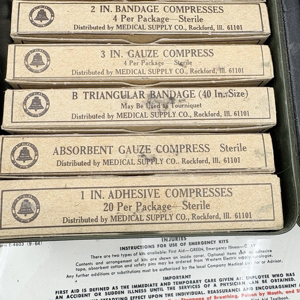 Bell System Military First Aid Kit