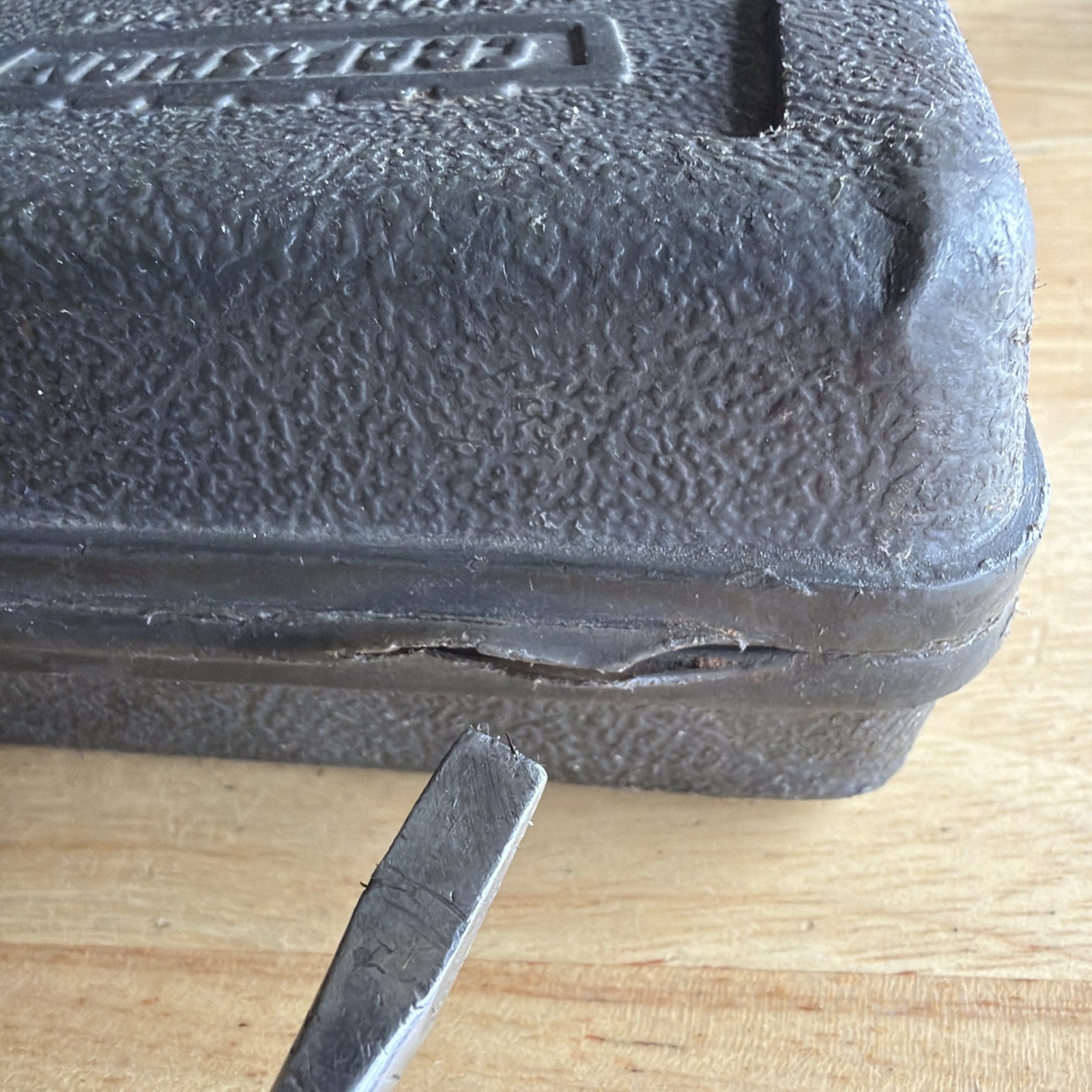 Craftsman Crown Logo Permanex CASE ONLY 1/4" Drive Socket Wrench Set USA READ!