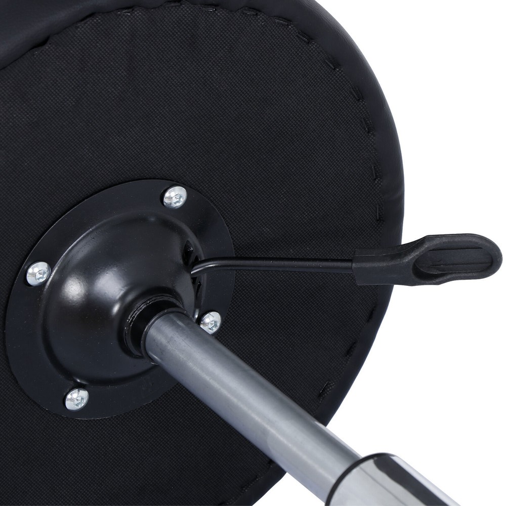 Adjustable Hydraulic Salon Spa Stool Backless 360 Rotation Metal Frame