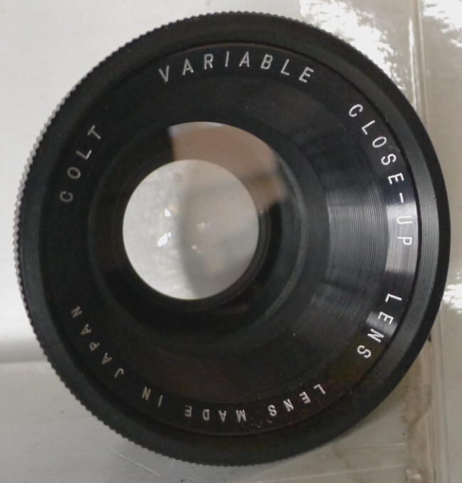Colt 55mm Variable Close-Up Lens with Case Threaded Mount - Made in Japan