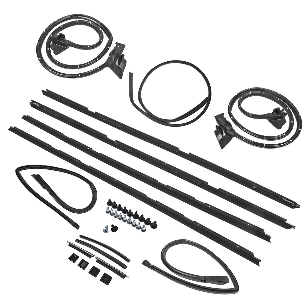 17Pcs Door Tailgate Weatherstripping Seal Kit For 1978-1987 Complete El Camino