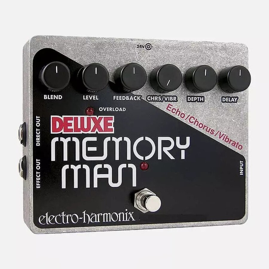Electro-Harmonix Deluxe Memory Man Tempo Analog Delay Guitar Effect Pedal