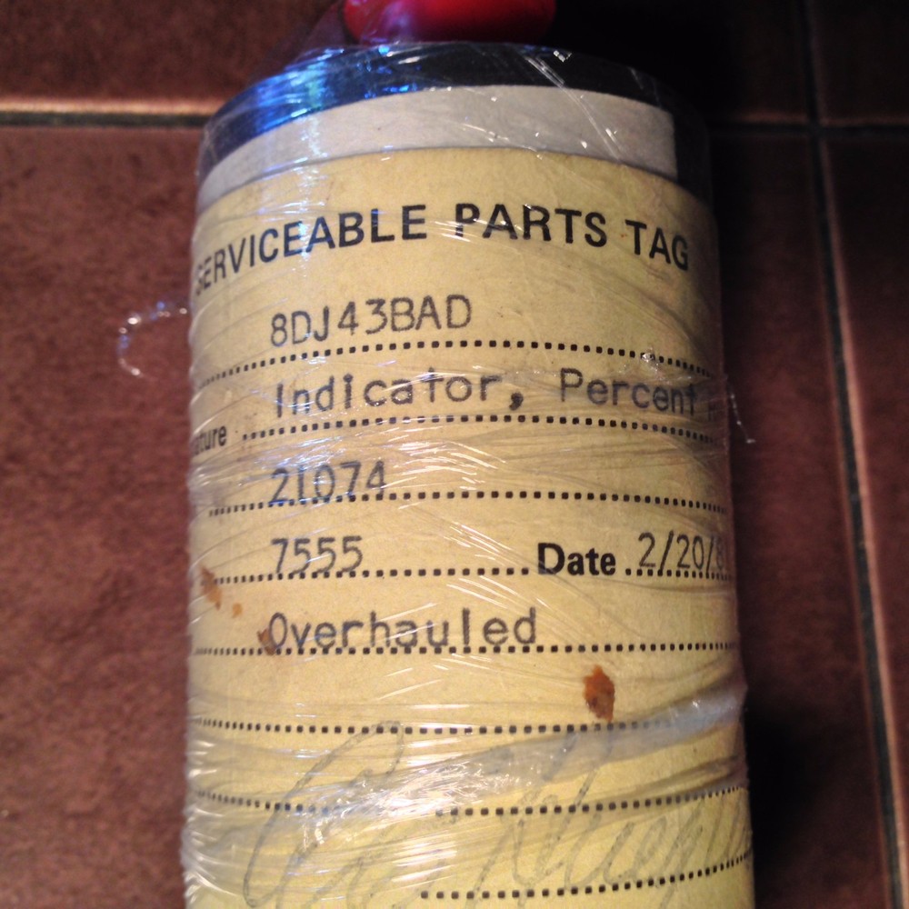 Tiny's Tachometer 2.25" pn 8DJ43