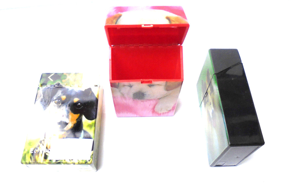 Eclipse Dog Hard Plastic Crushproof Cigarette Case, 2ct, Kings, 3116D10Dog