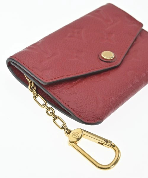 Louis Vuitton Wallet Coin Case Women Red Secondhand