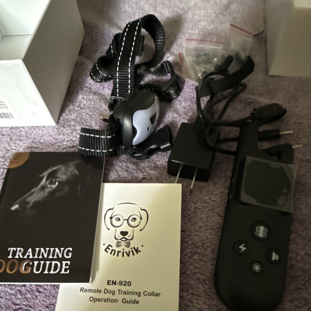 Envirik Small Size Dog Training Collar Remote Control EN-920 Adjustable Black