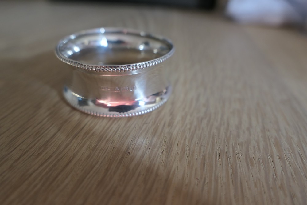 1938 Silver Napkin ring