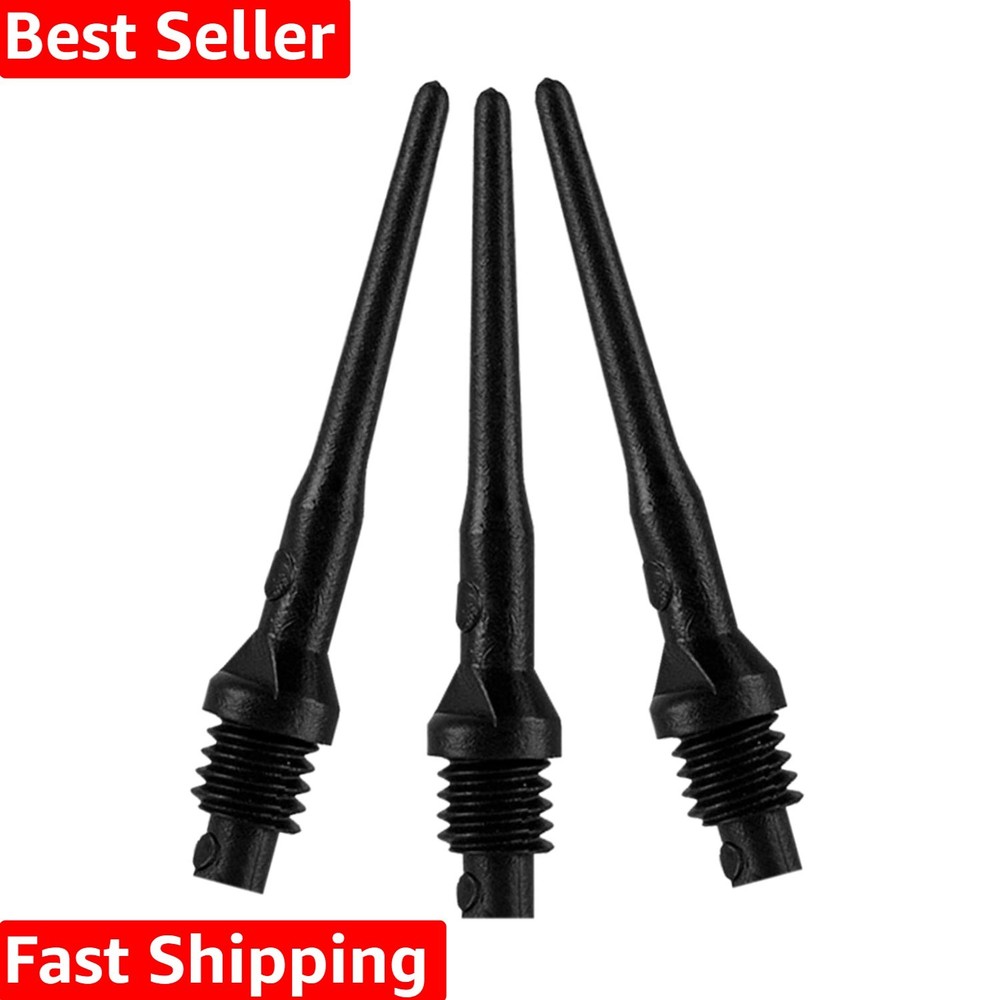 Tufflex II 2BA Thread Soft Tip Dart Points - 500 Pack of Quality Tips