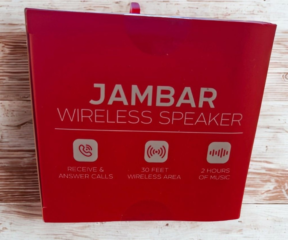 iHip Jambar Wireless Speaker One Size Red