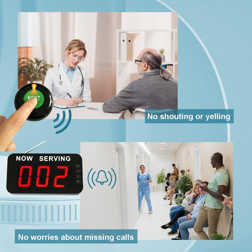 Take A Number System Now Serving Number Sign Simple Queue Management System w...