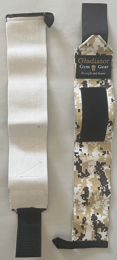 Gladiator G3 Lifting Wrist Wraps Camo Pattern (Opened Package)