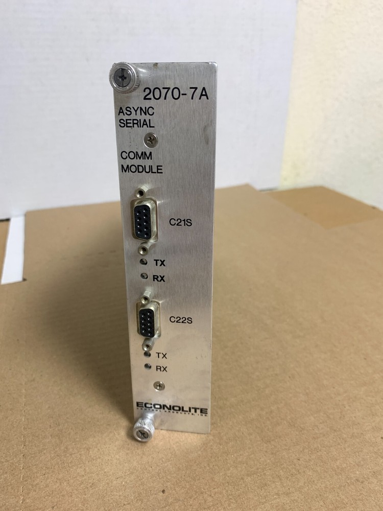 ECONOLITE  2070-7A ASYNC SERIAL COMM Module For ATC controller