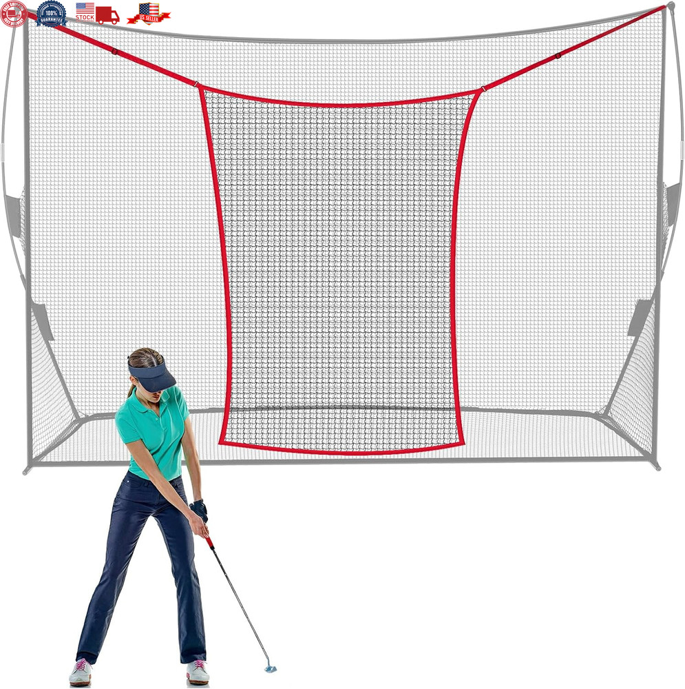 Golf Practice Net Extender 4 X 6 Ft Golf Net Attachment for 7 Ft or 10 Ft Golf N
