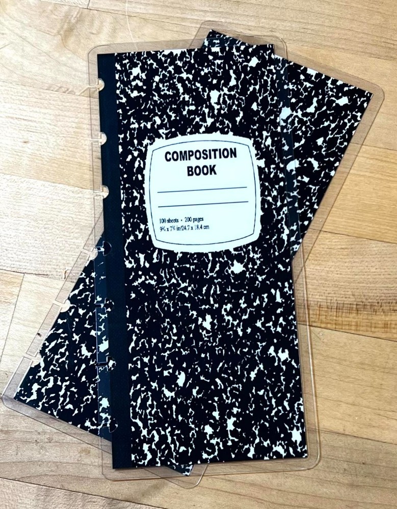 Composition Notebook Cover Set 4 use w Skinny Mini Happy Planner