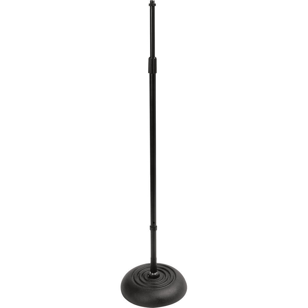 On-Stage MS7201QTR Quarter-Turn Round Base Microphone Stand