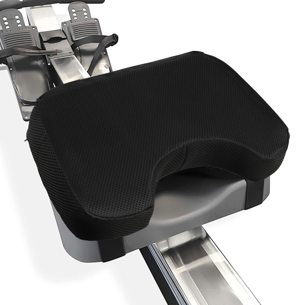 Non Slip Foam Padding Rowing Machine Seat Cushion For Better Technique