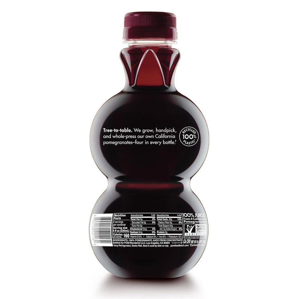 100% Pomegranate Juice, 16 Ounce Bottle