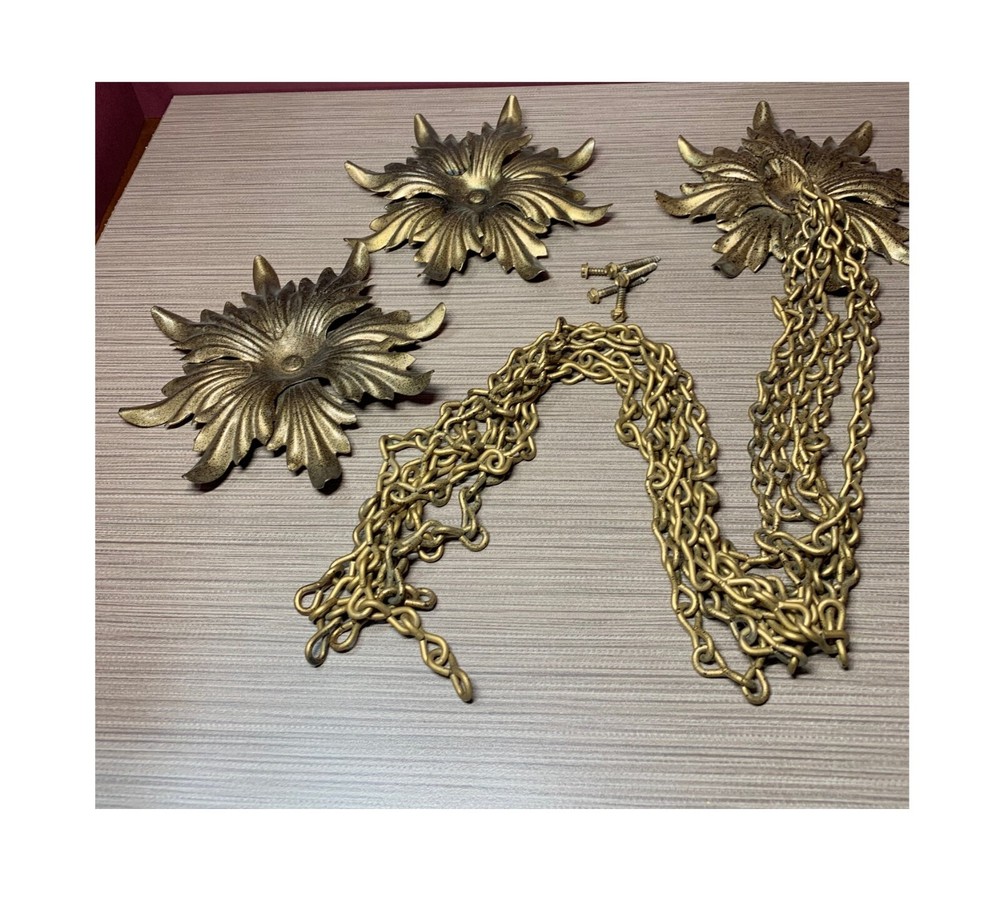 NICE CRAFTING METAL PCS WITH FIVE CHAINS 26" LONG EACH