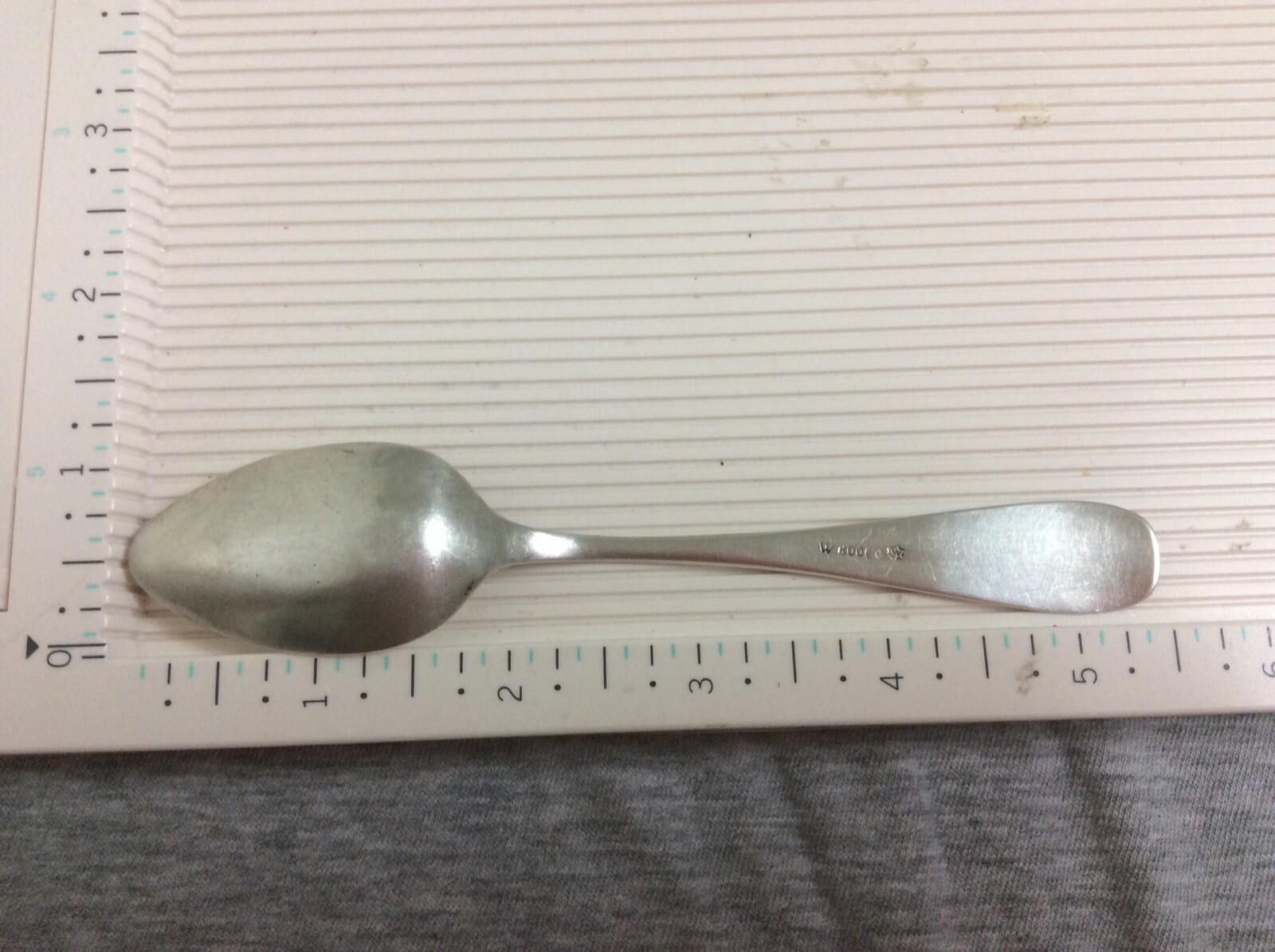 Antique German Walter Hermann 800 Silver Teaspoon 5 1/2”