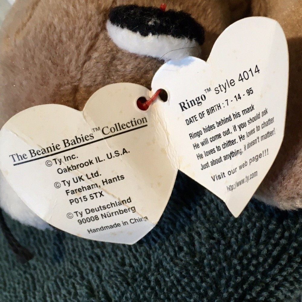Ringo the Raccoon, NWT 1995