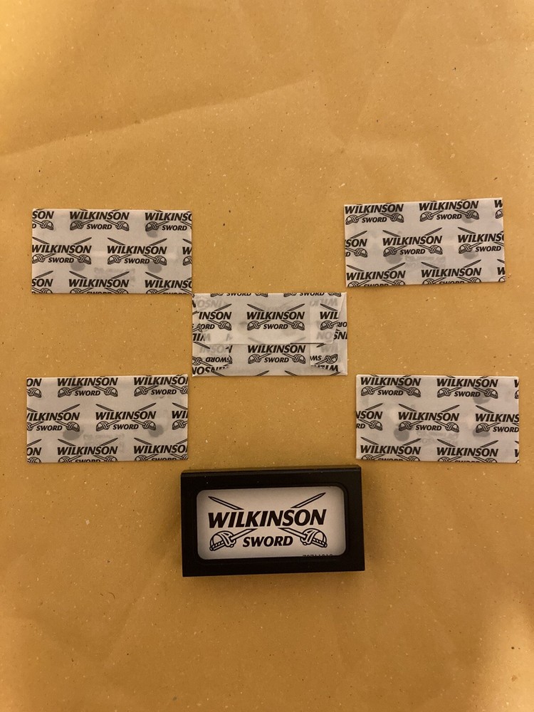 5 Double Edge Razor Blades, Wilkinson Sword