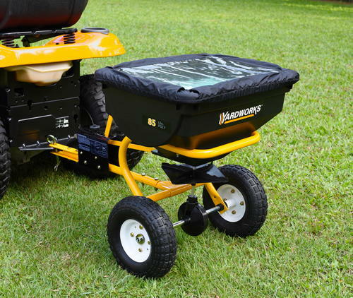 Heavy Duty 85 lb Tow Behind Broadcast Spreader ATV Garden Tractor Seed Spreading