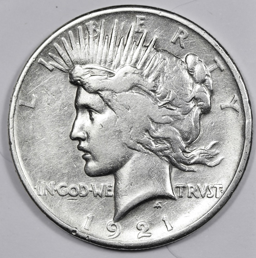 1921 Peace Silver Dollar.  High Grade.  212191