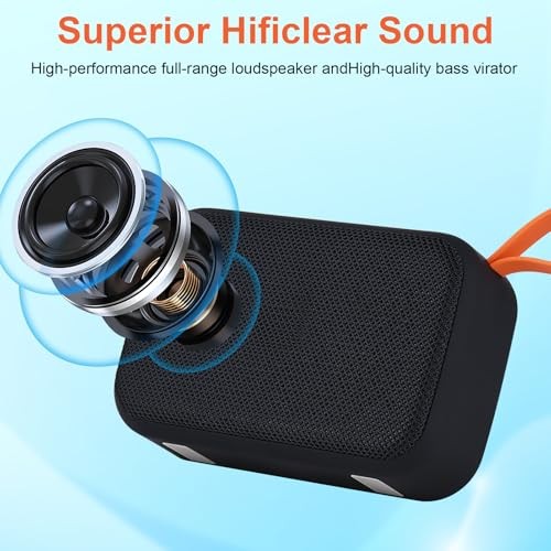 Portable Bluetooth Speakers, Wireless Bluetooth Speaker, Deep Bass, Outdoor