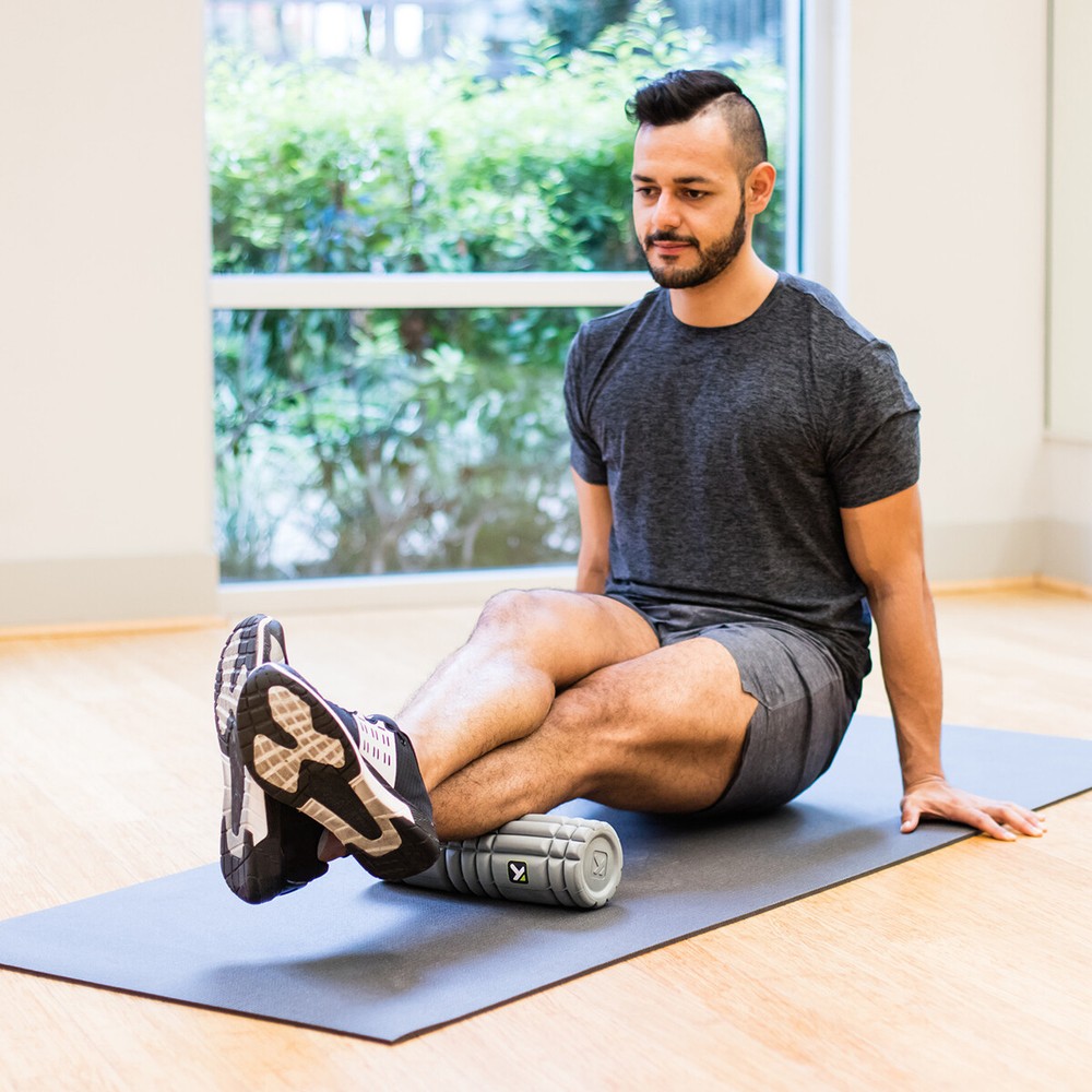 Trigger Point Performance 12" Solid Core Foam Roller - Gray