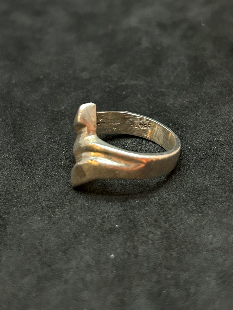 925 Mexico Designed 17.5mm Ring Sz 7 - 6.71g