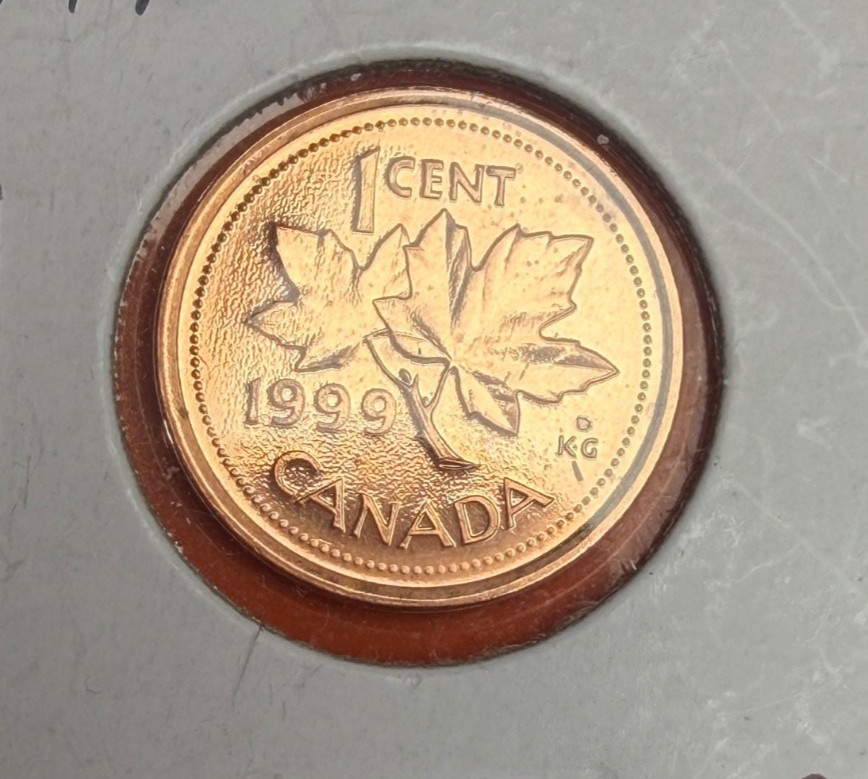 1999 Canada One Cent Coin- 1C BU