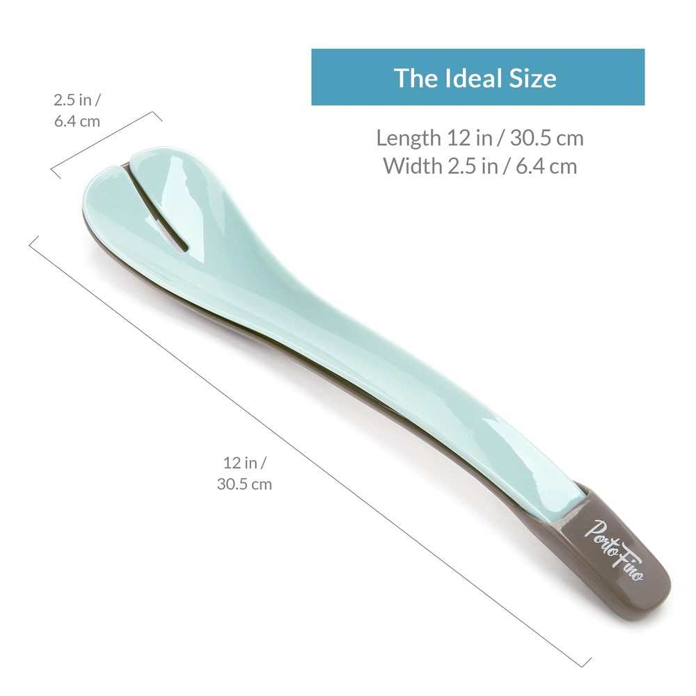 Salad Tongs Plastic Serving Utensils Space Saving Nesting Design Kitchen