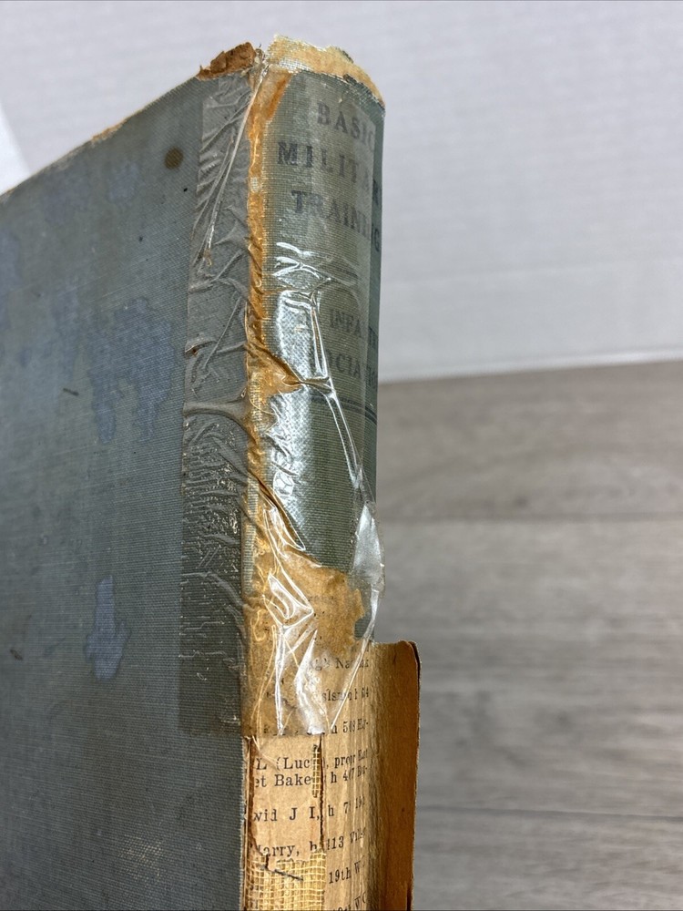 Basic Military Training ROTC 1926 Book