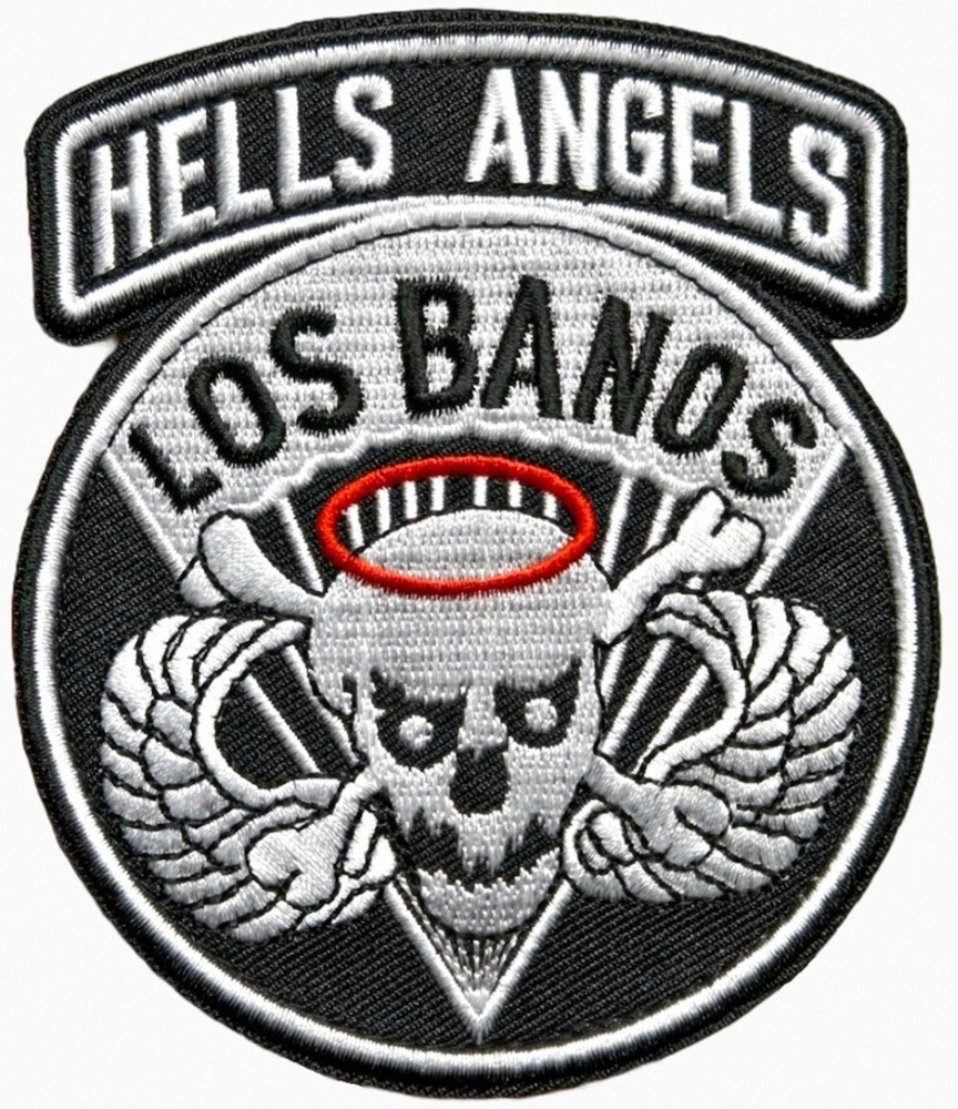 503rd Airborne Hells Angels Los Banos Infantry Patch -2PC 3"x4" HOOK BACKING