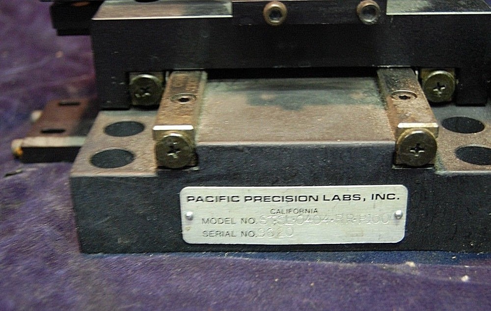 Pacific Precision Labs ST.SL.0404.RR.P100 X-Y Axis Linear Stage