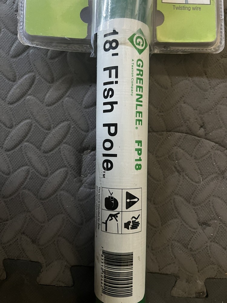 GREENLEE FP18 Telescoping Fish Stick,18 Ft.