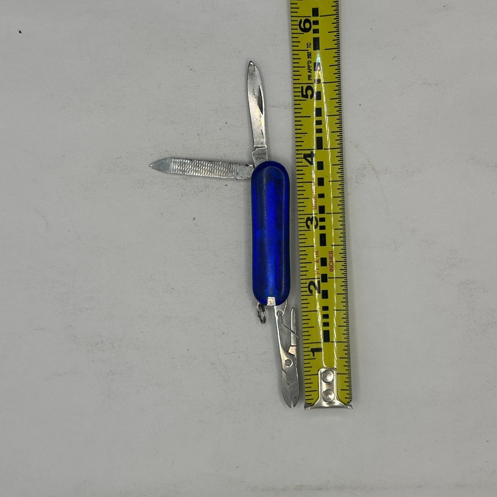 VİNTAGE BLUE MULTIPURPOSE KNIFE Stainless CHINA