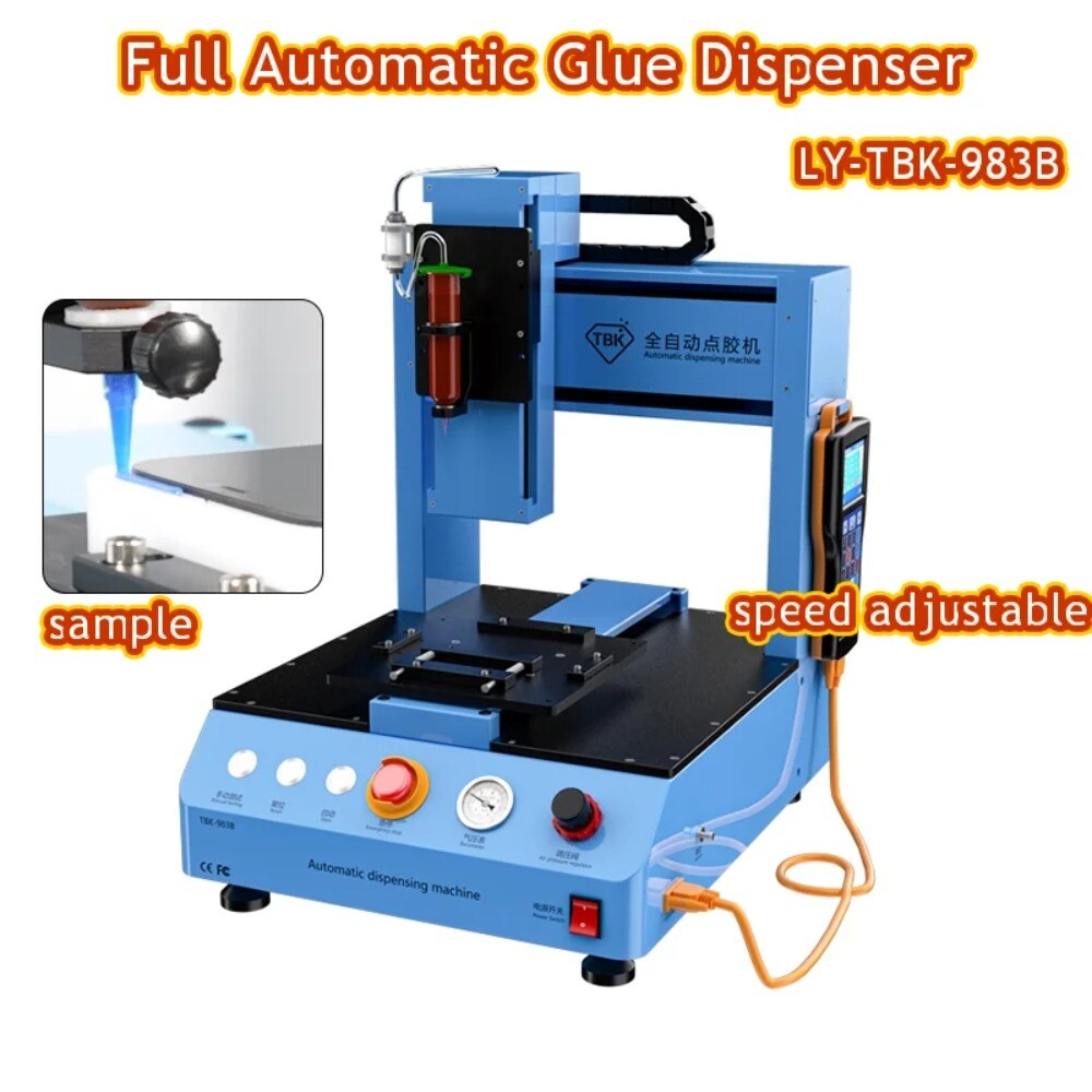 TBK-983B Full Automatic Glue Dispenser 3 Axis Compatible for Mobile Frame Glue