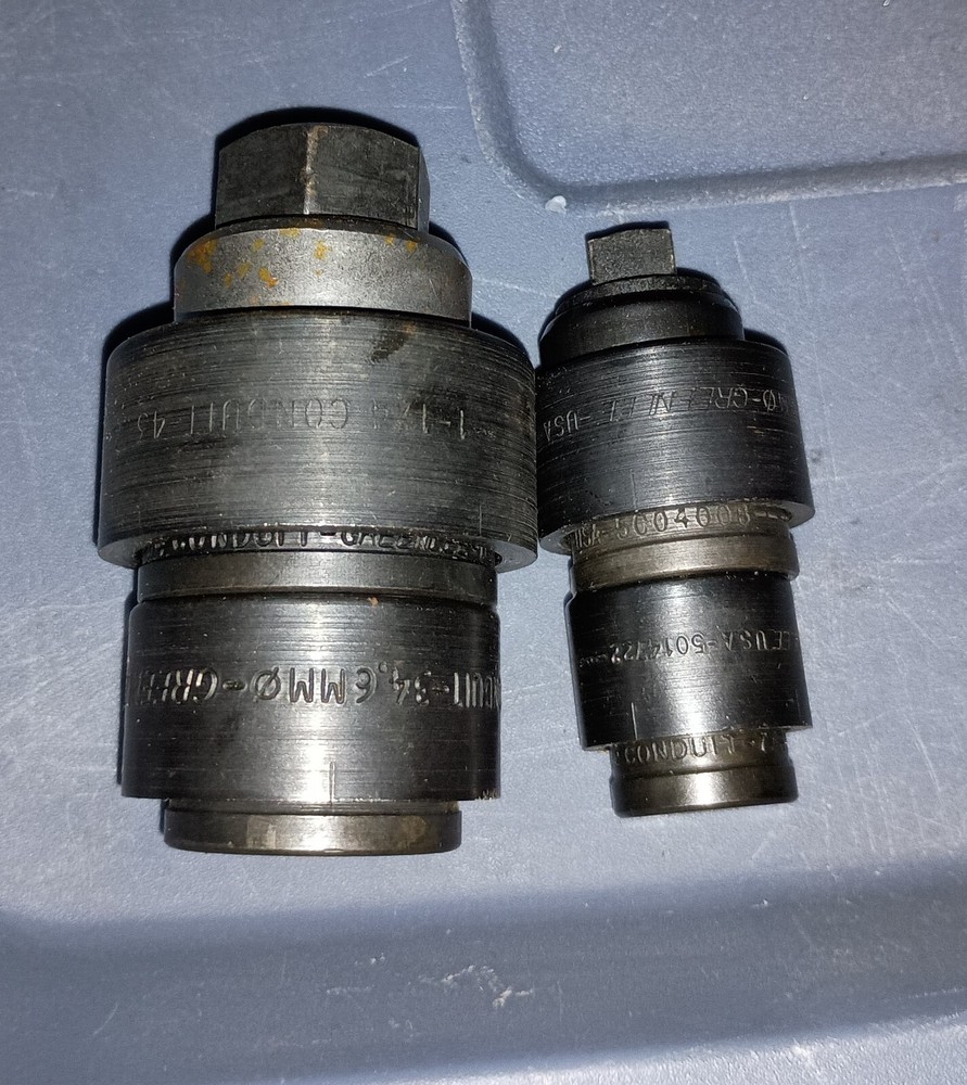 Greenlee 735BB Knockout Punch Set With Leather Case